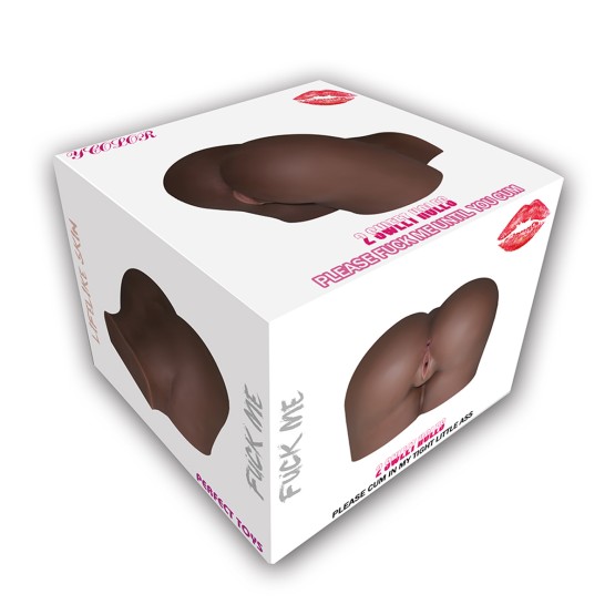 Masturbator Large Black Double Hole (XL)