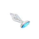 Fist Butplug Blue Gem M