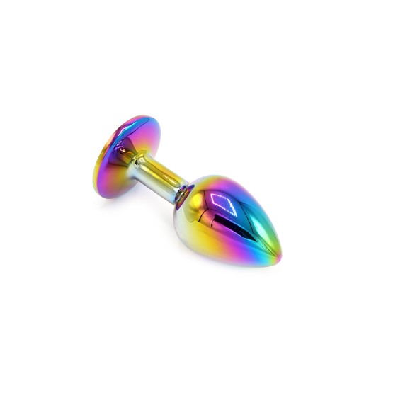 Rainbow Butplug with Gem S