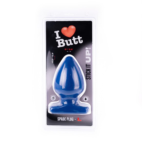 Spade Plug L Blue
