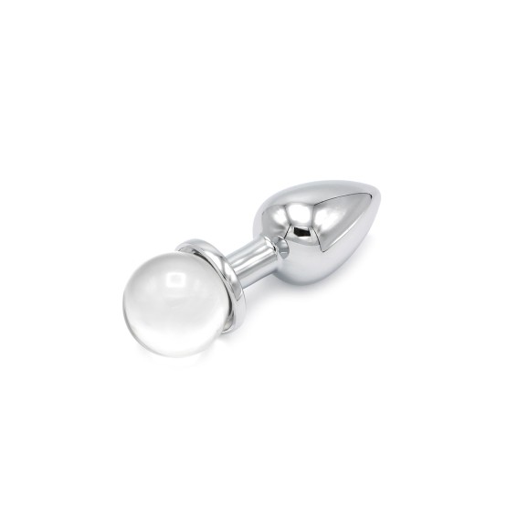 Anal Plug Ball Gem Clear