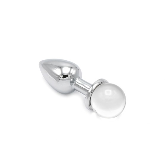 Anal Plug Ball Gem Clear