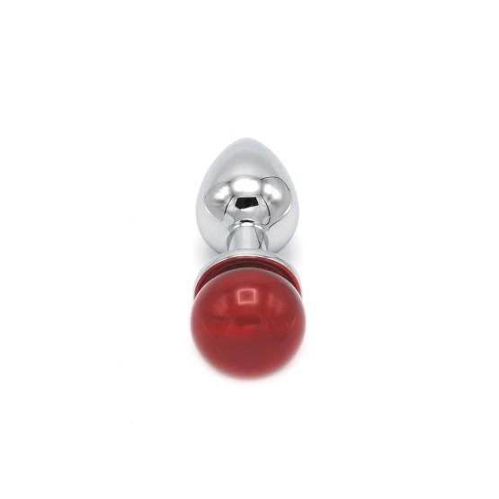 Anal Plug Ball Gem Red
