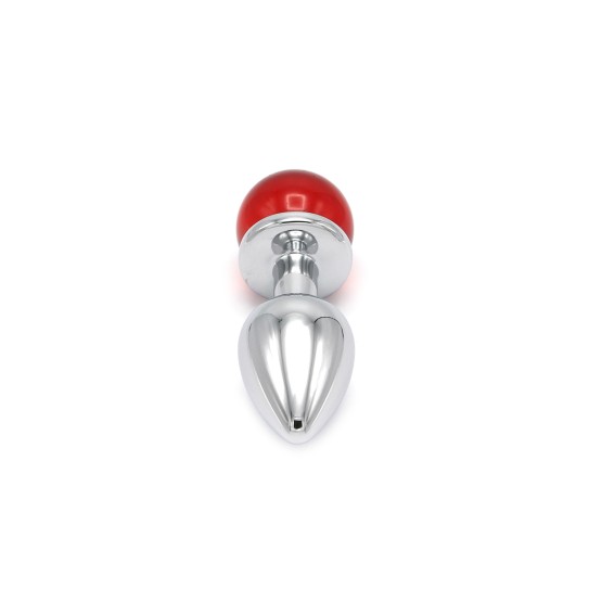 Anal Plug Ball Gem Red
