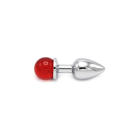 Anal Plug Ball Gem Red