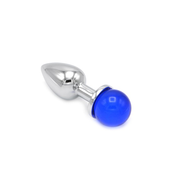 Anal Plug Ball Gem Blue