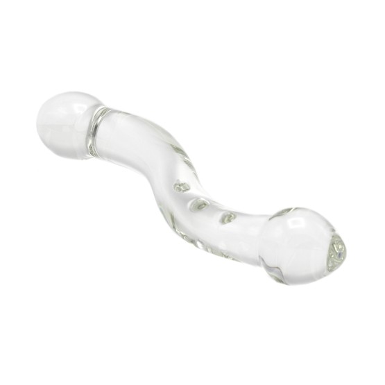 Glass Dildo Smooth Duo