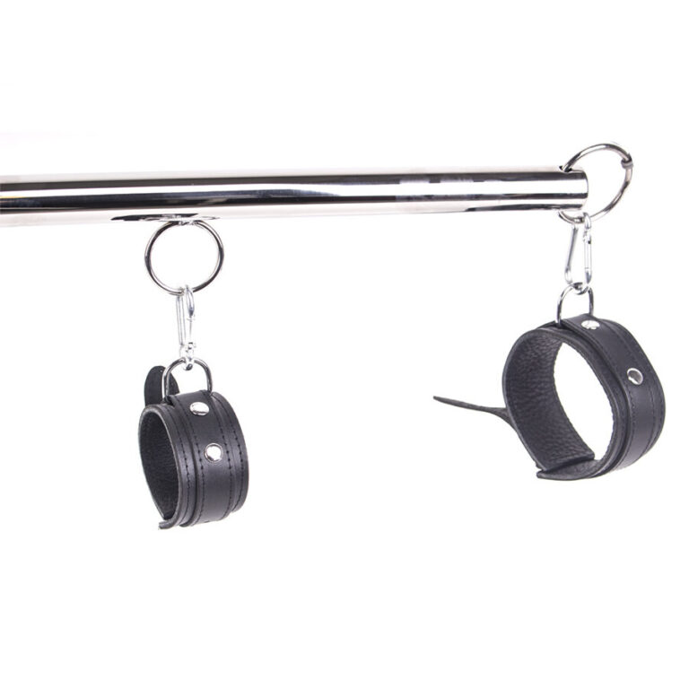 Spreader Bar set – Black Leather