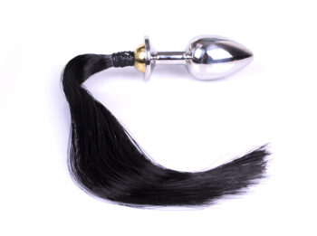 Buttplug with Horsetail - Black