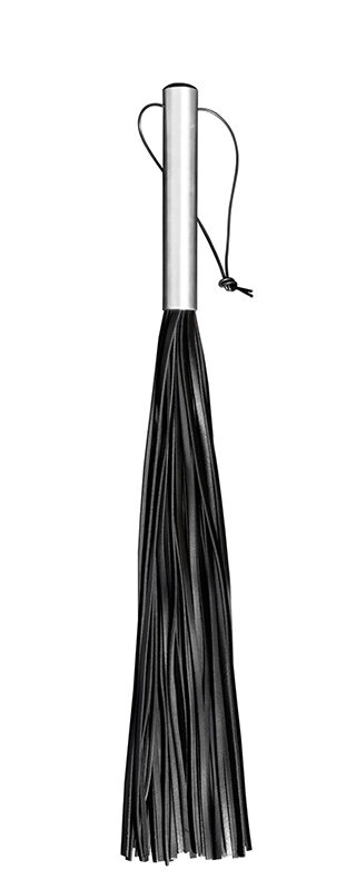 Leather Whip Hard - Aluminum Handle
