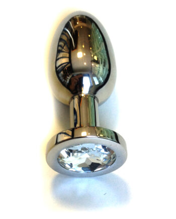 Jewel Buttplug - Large Clear