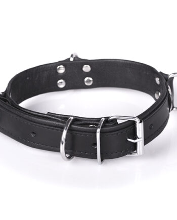 Deluxe Bondage Collar - Black