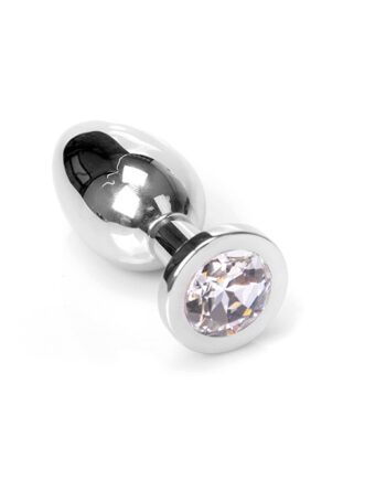 Jewel Buttplug - Medium Clear
