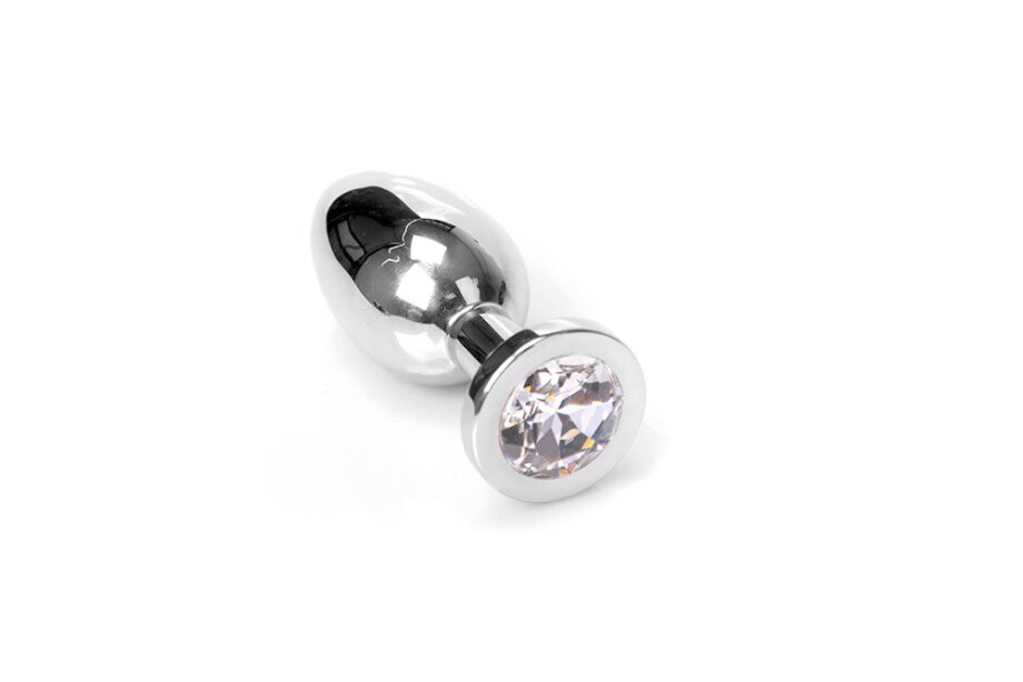 Jewel Buttplug - Medium Clear