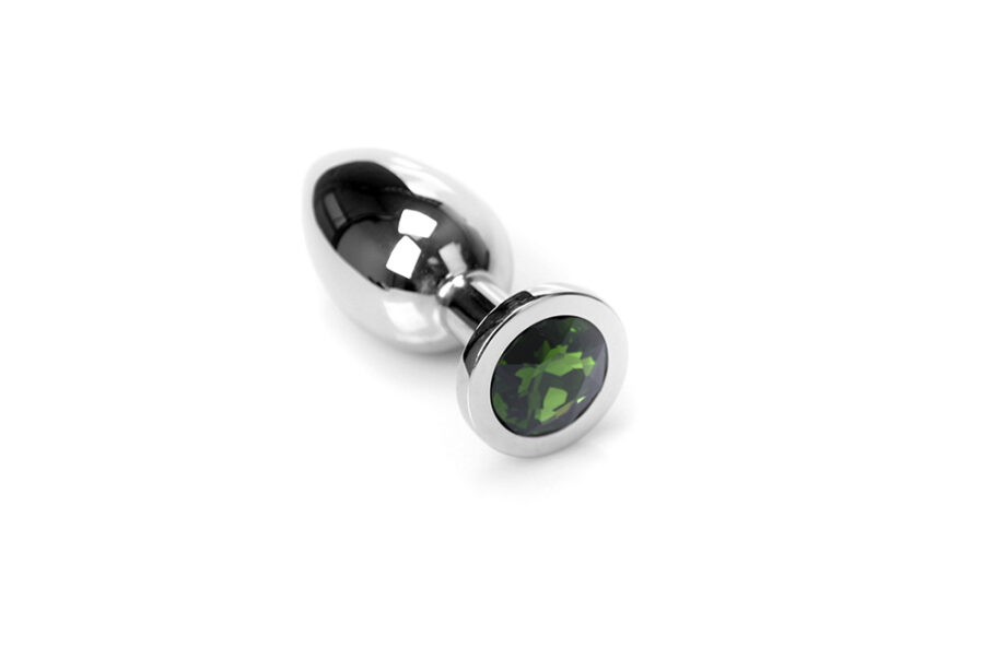 Jewel Buttplug - Small Green