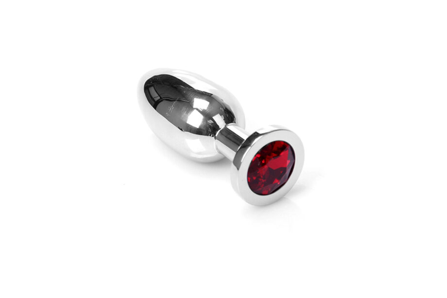 Jewel Buttplug - Medium Red
