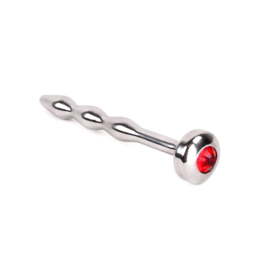 Jewelled Plug - Red