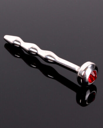Jewelled Plug - Red