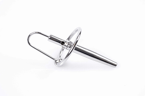 Hollow Penisplug with Glansring - 28 mm