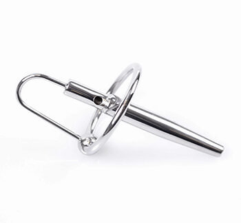 Hollow Penisplug with Glansring - 30 mm