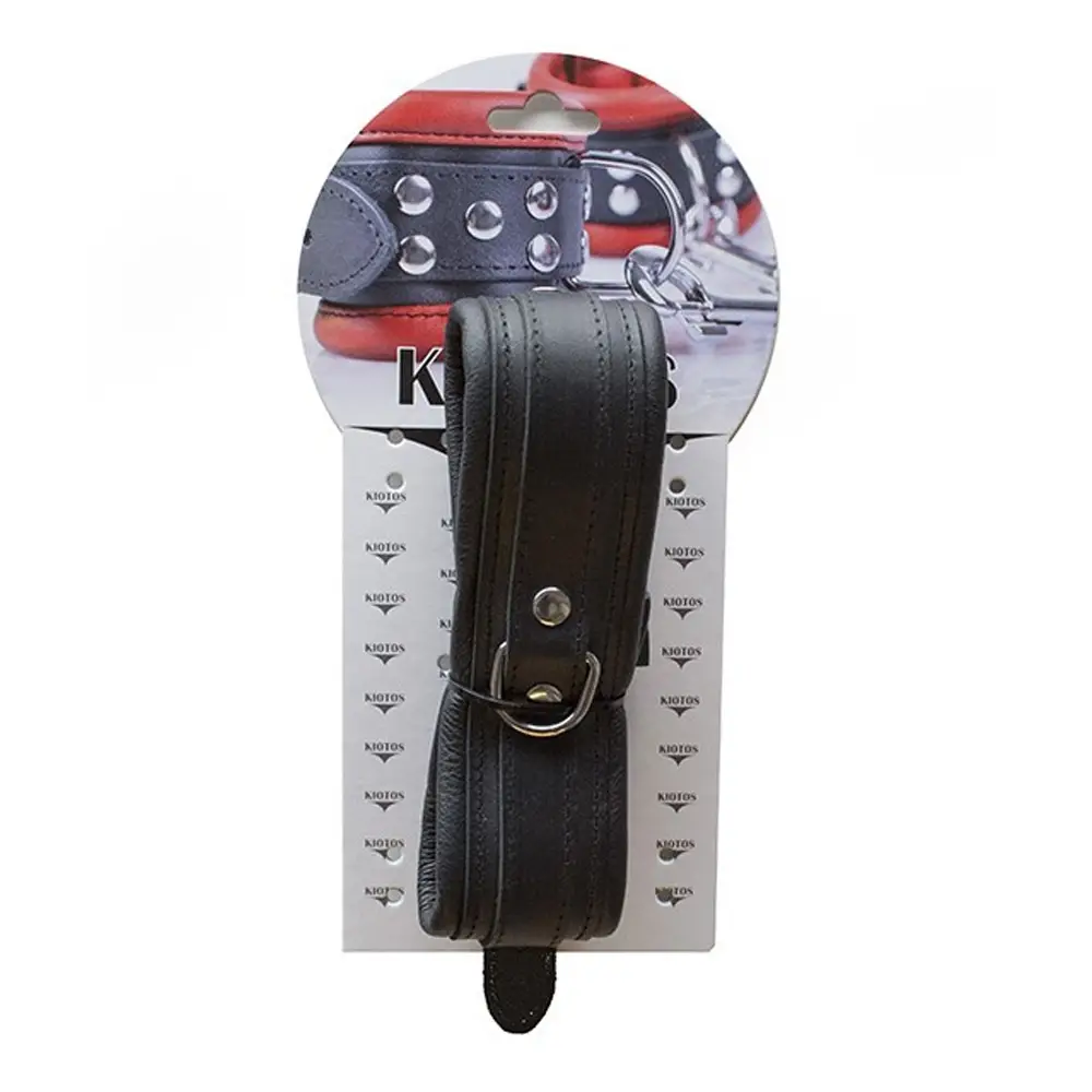 Leather Collar 5 cm – Black