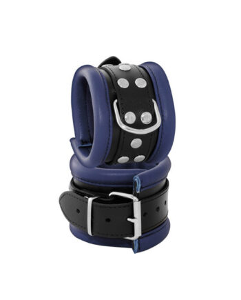 Leather Anklecuffs Blue - 6
