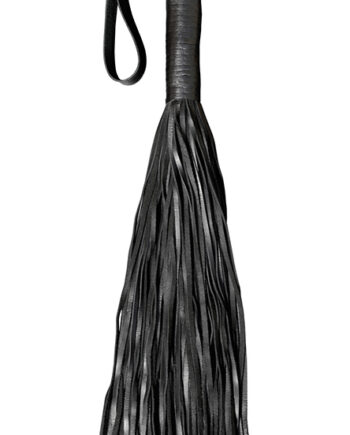 Leather Black Whip Soft - 150 Strings