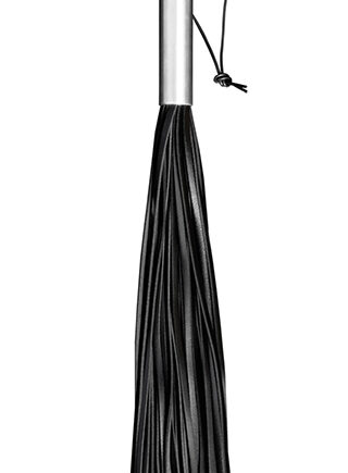 Leather Whip Hard - Aluminum Handle