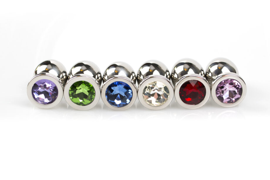 Jewel Buttplug - Medium Clear