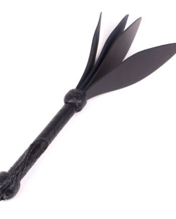 3-Fold Spade Slaper - Black Leather