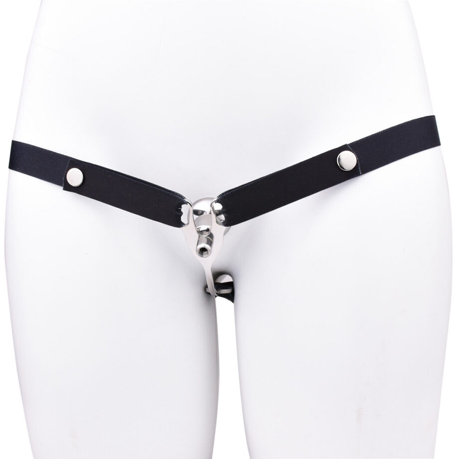 Male to Female Adjustable Chastity Device with Belt