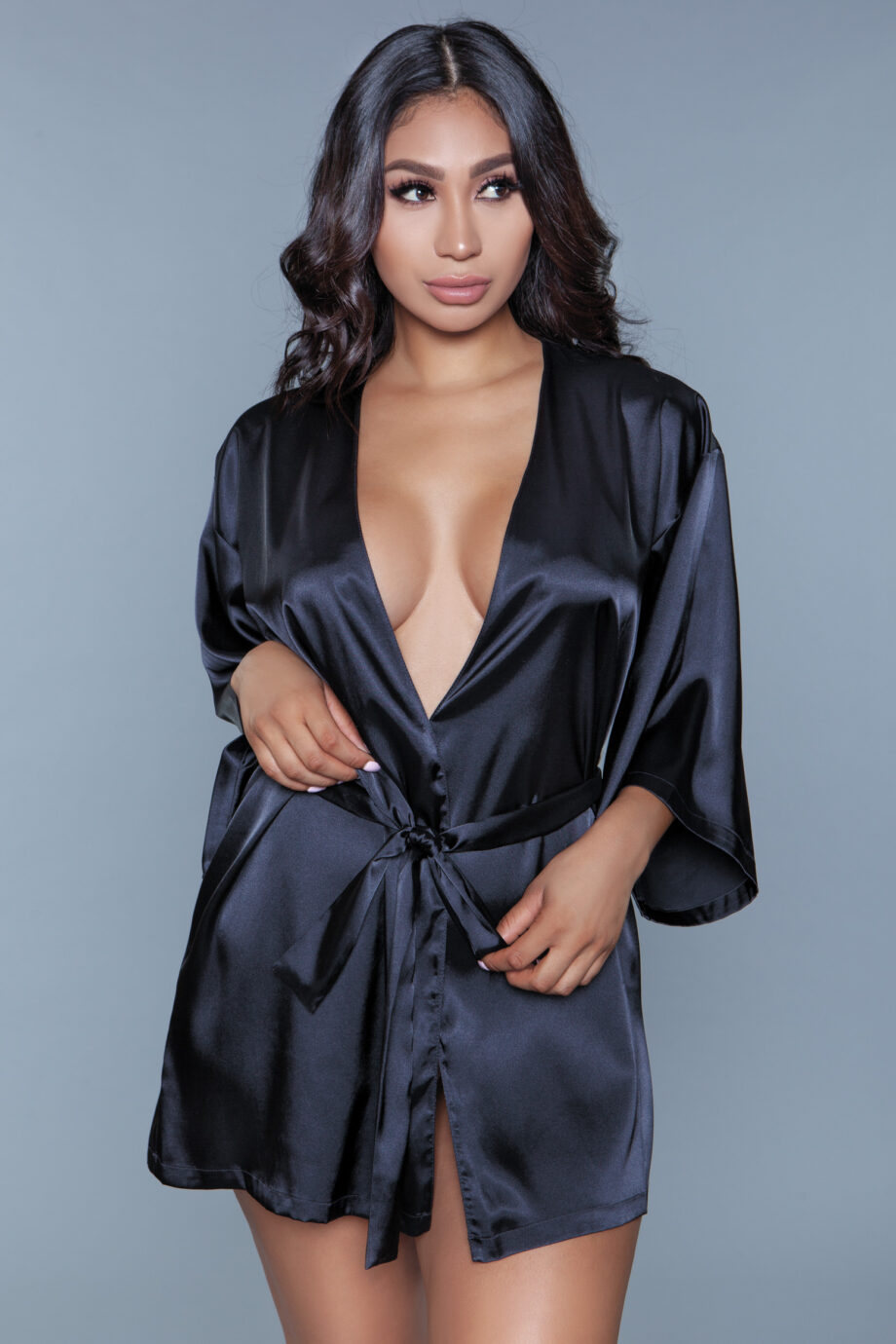 Amora Robe - BLK / L