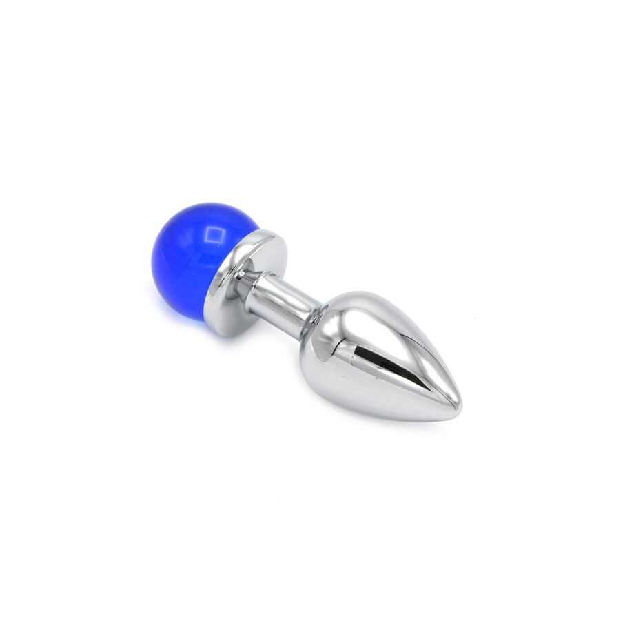 Anal Plug Ball Gem Blue