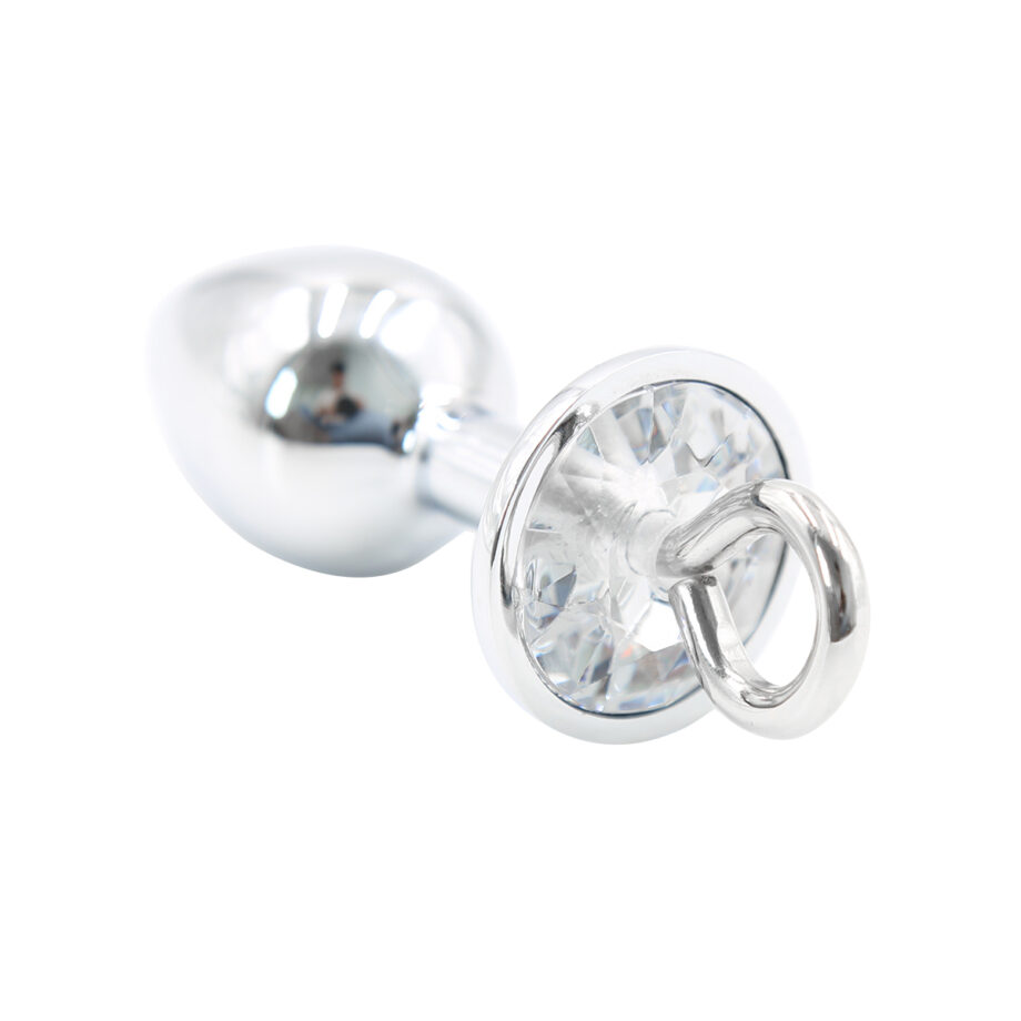 Anal Plug with Chain Leash