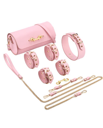 BDSM Deluxe 5 Item Kit - Pink