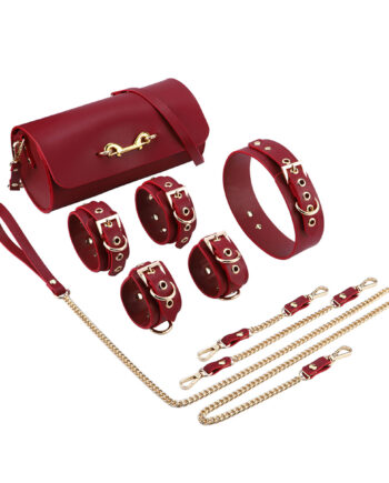 BDSM Deluxe 5 Item Kit - Red