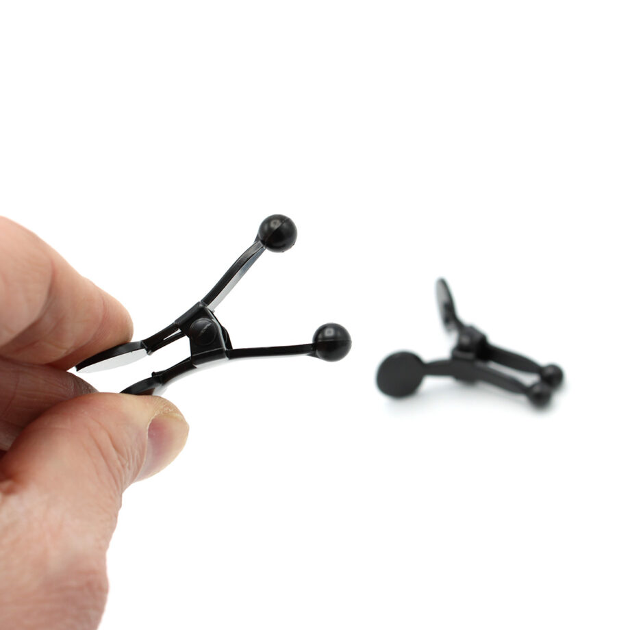 Ball Tip Nipple Clamps Black