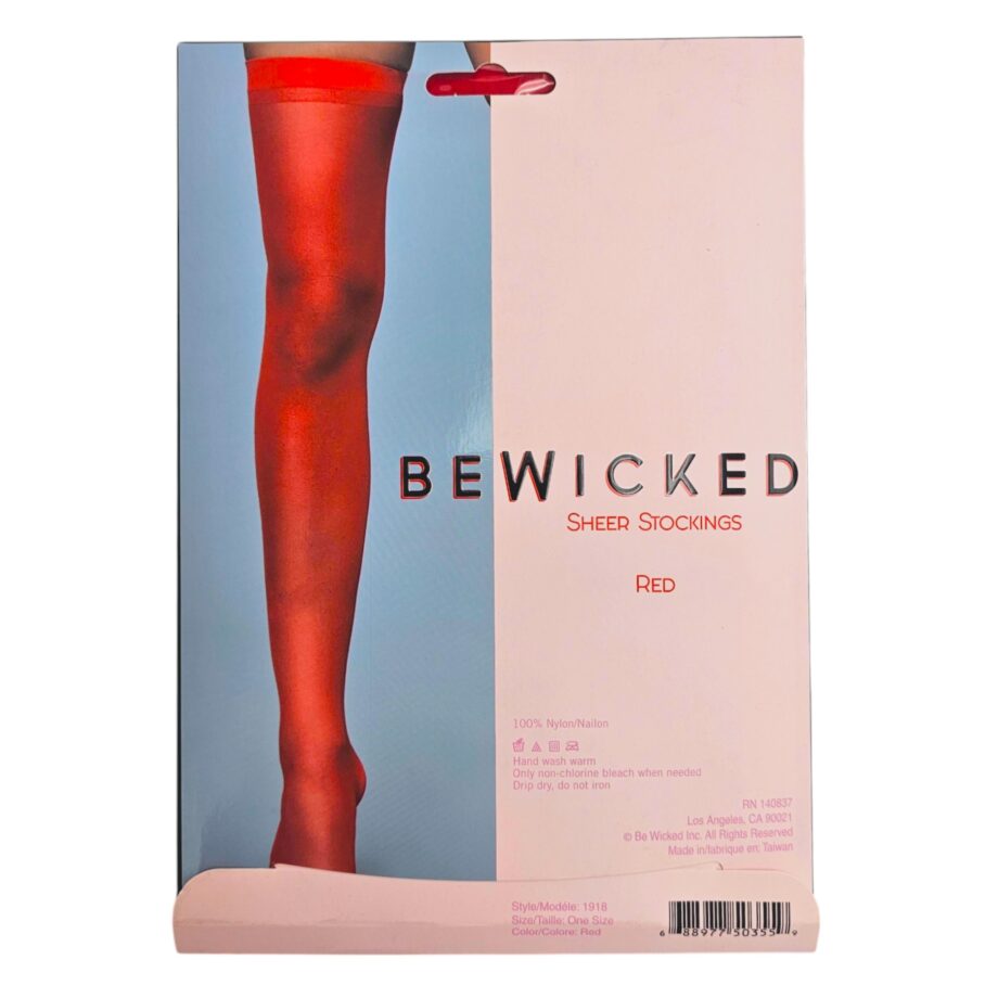 Best Behavior Thigh Highs - RD / OS
