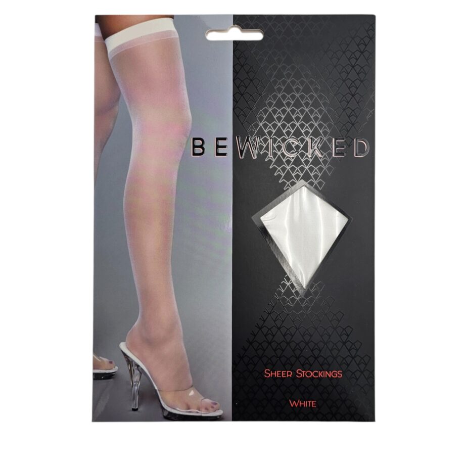 Best Behavior Thigh Highs - WH / OS