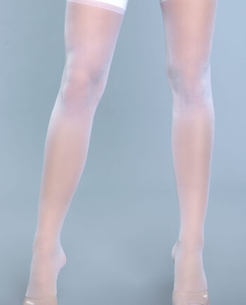 Best Behavior Thigh Highs - WH / OS