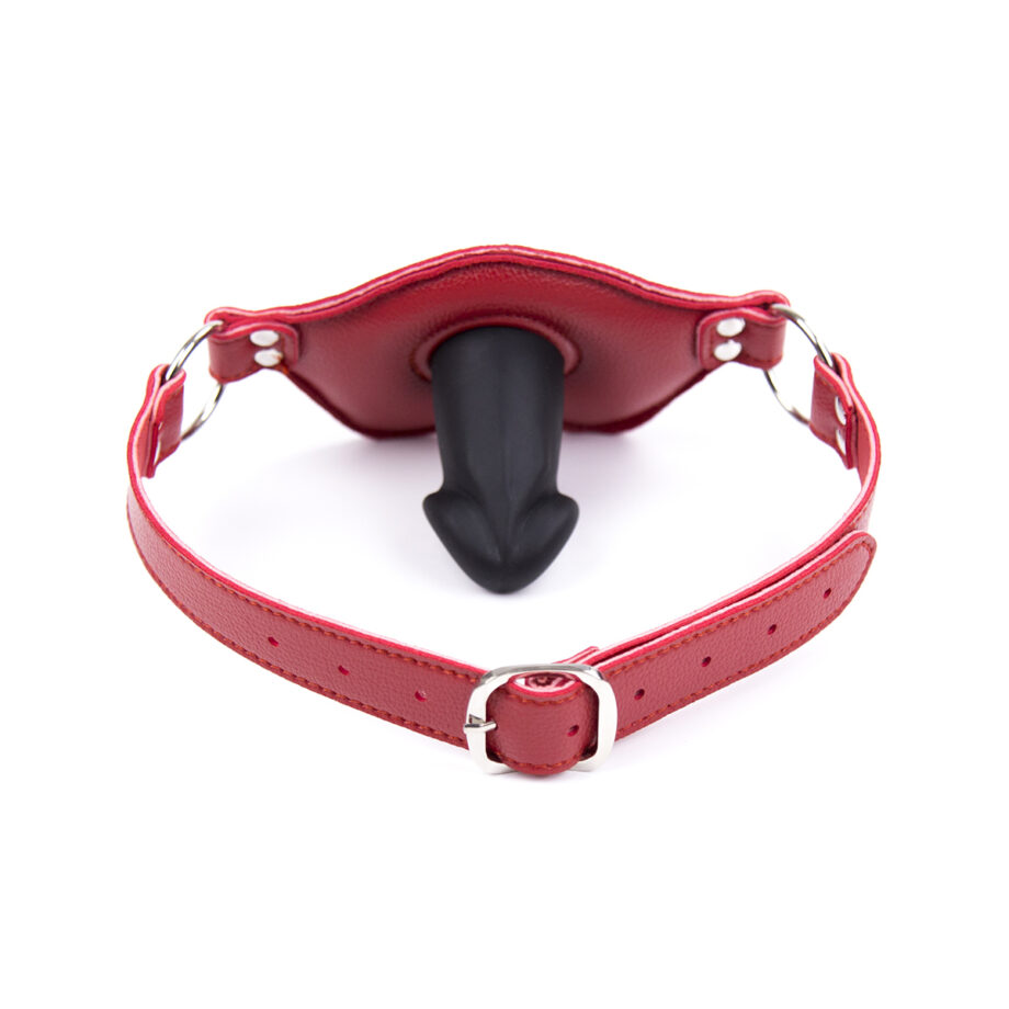 Big Lips Penis Gag Red