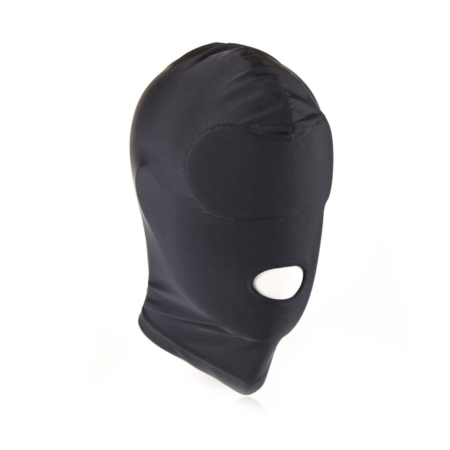 Black BDSM Hood Mouth Only