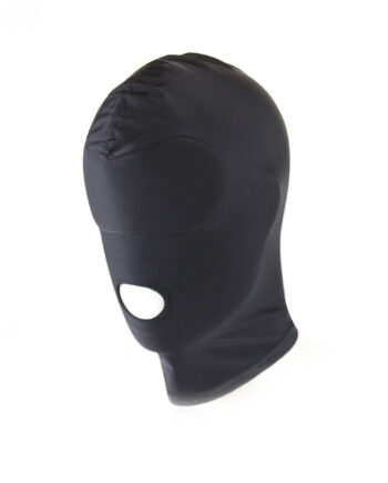 Black BDSM Hood Mouth Only
