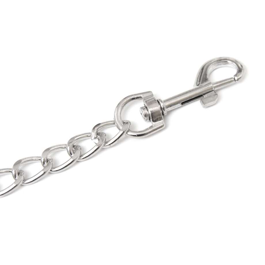 Black Leash with Chain