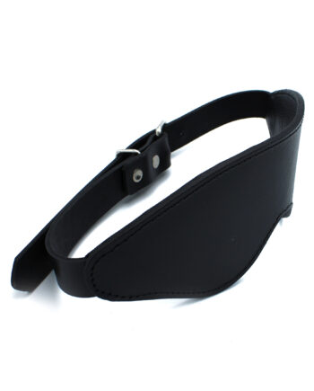 Black Leather Blindfold