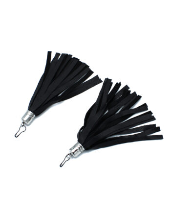 Black Leather Earring Whip