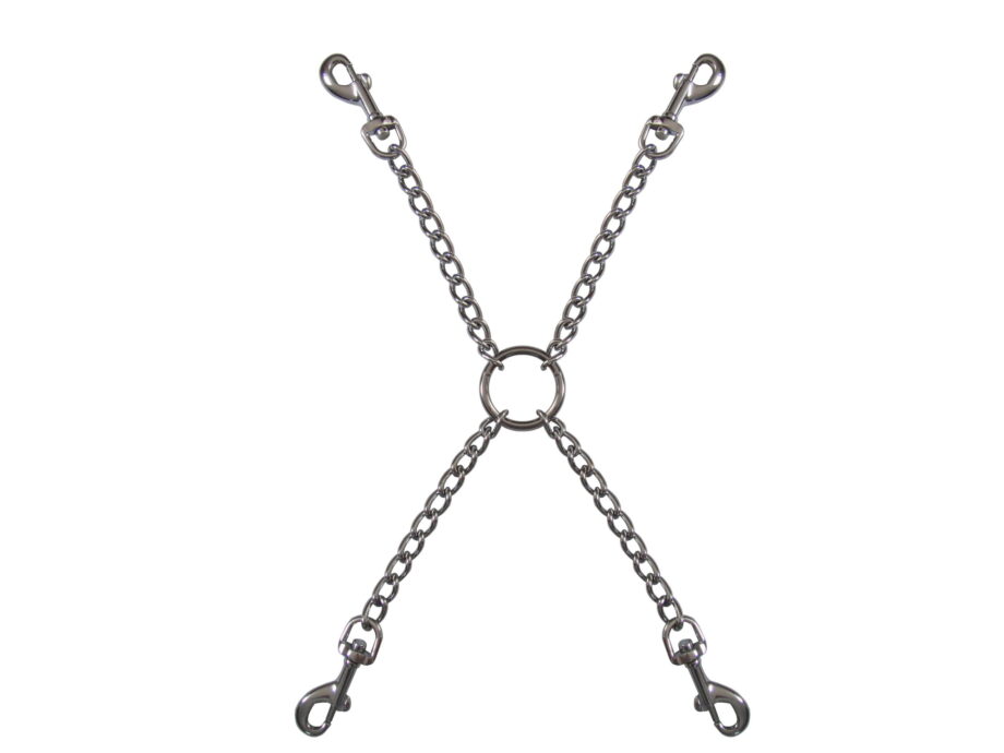 Bondage-Chain Cross with Carabiners
