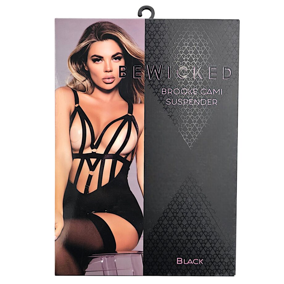 Brooke Cami Suspender - BLK / S