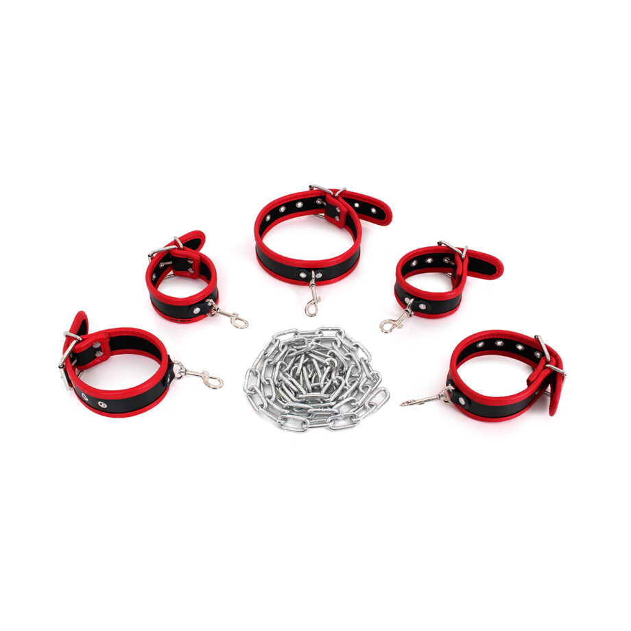 Budget Body Restraints Set Black & Red
