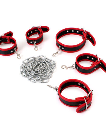 Budget Body Restraints Set Black & Red